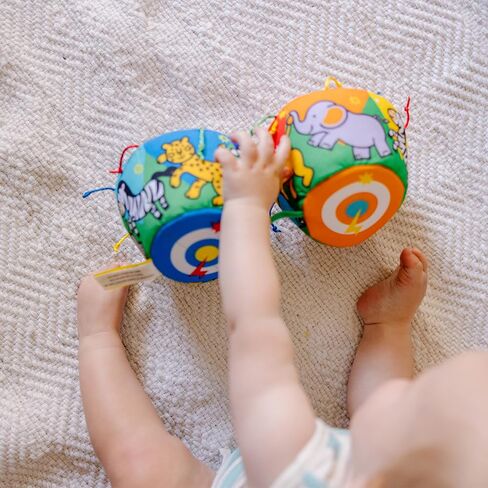 Melissa & Doug K's Kids Bongo Drums Soft Musical Instrument, Multicolor, 1 EA in Kuwait
