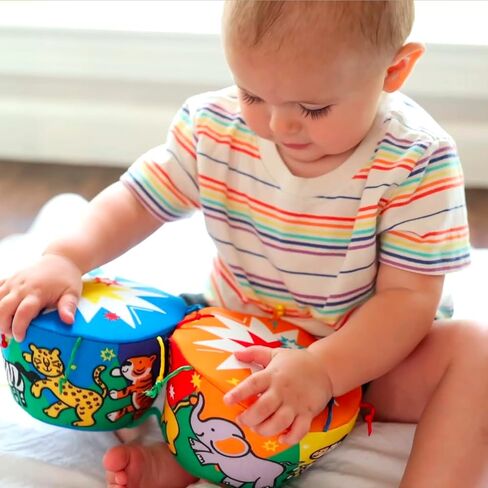 Melissa & Doug K's Kids Bongo Drums Soft Musical Instrument, Multicolor, 1 EA in Kuwait