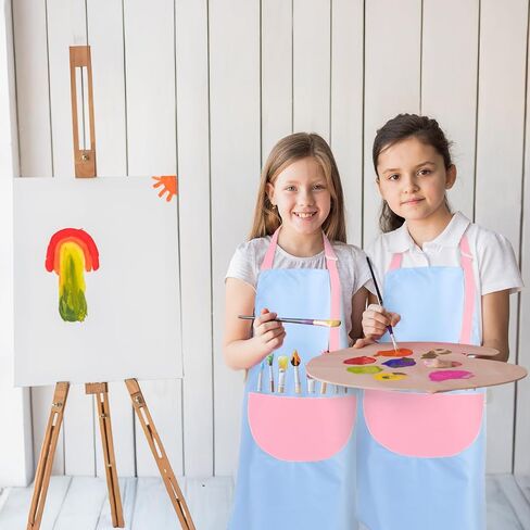 1 Pack Kids Aprons for Painting, Adjustable Kids Art Apron with Pocket in Kuwait