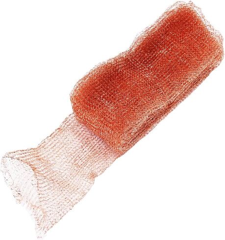 HICI PCO Copper Mesh Roll Stuf-Fit Mesh Distilling,Copper Fill Fabric,DIY Hole Filler (5" X100 FT) in Kuwait