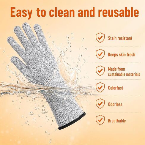 Cat Gloves Bite Proof, Pet Handling Gloves 13.8" Pet Grooming Glove in Kuwait