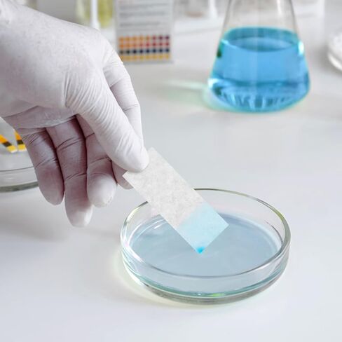 TEHAUX 500 Chromatography Paper Strips- Grade 1 Chromatography Paper 3 x 1 Inches for Laboratories, School, Pigment Separation and Experiments in Kuwait