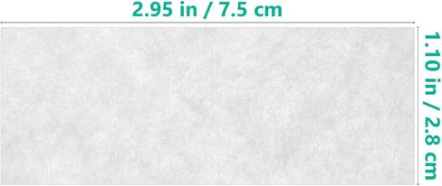 TEHAUX 500 Chromatography Paper Strips- Grade 1 Chromatography Paper 3 x 1 Inches for Laboratories, School, Pigment Separation and Experiments in Kuwait