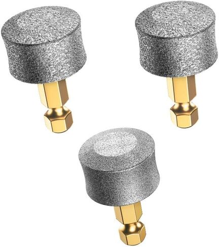 V09X Pet Nail Grinder Replacement Heads, 3 Pack 2 Coarse+1 Fine Sand Grinding Bits for Pet Nail Care in Kuwait