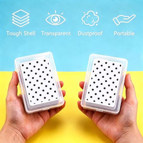 4 PCS Plastic Game Card Storage Box in Kuwait