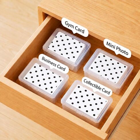 4 PCS Plastic Game Card Storage Box in Kuwait