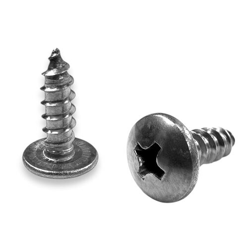 100 الكمية #8 × 1/2 "رأس تروس 304 براغي خشب برأس فيليبس غير قابلة للصدأ (BCP94) in Kuwait