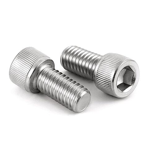 10-24 x 1-1/2" Socket Head Cap Screws, Full Thread, Allen Socket Drive, 304 Stainless Steel 18-8, Bright Finish, Quantity 25 in Kuwait