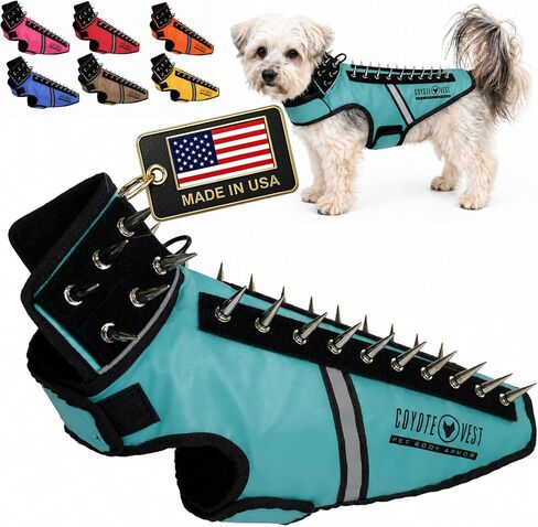 CoyoteVest SpikeVest Dog Harness, Made in the USA, S-Neon Pink in Kuwait