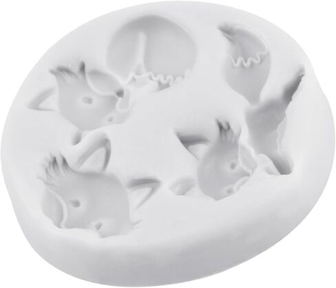 Fox Polymer Clay Mold Animal Fox Silicone Molds in Kuwait