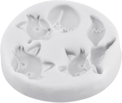 Fox Polymer Clay Mold Animal Fox Silicone Molds in Kuwait