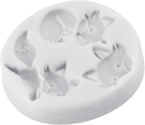 Fox Polymer Clay Mold Animal Fox Silicone Molds in Kuwait