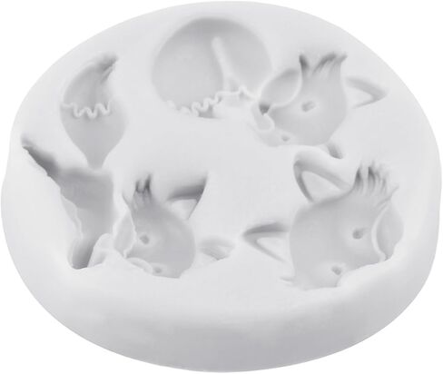 Fox Polymer Clay Mold Animal Fox Silicone Molds in Kuwait