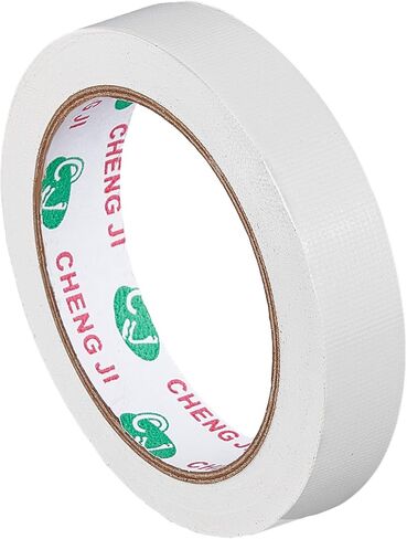 GORGECRAFT 22 Yards x 3/4 Inch Bookbinding Repair Tape White Fabric Tape Adhesive Duct Tape Safe Cloth Library Book Seam Sealing Craft Tape for Bookbinders Hinging Sofa Cord Cable Webbing Repair in Saudi Arabia