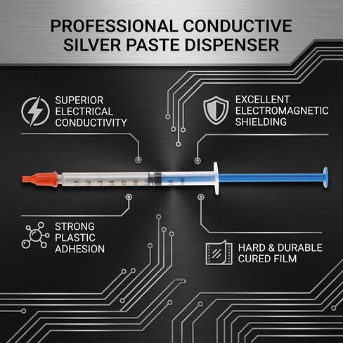 Thermal Paste Silver Conductive Glue Paste, Conductive Silver Adhesives Paint Pen for Keyboard PCB Repair (0.7ml) in Kuwait