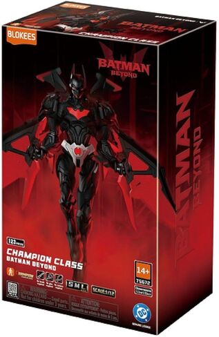 BLOKEES DC Champion Class 02 Batman Beyond Model Kit – Officially Licensed 123-Piece Snap-Together Figure, Switchable Armor, Tool-Free Assembly, Ages 14+ in Kuwait