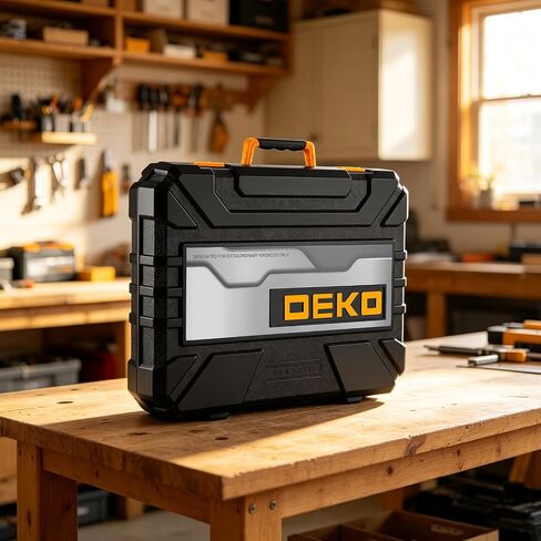 DEKOPRO 218-Piece General Household Hand Tool kit, Professional Auto Repair Tool Set for Homeowner, General Household Hand Tool Set with Plier, Screwdriver Set, Socket Set, with Portable Storage Case in Kuwait