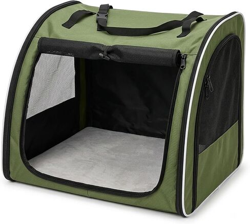 Dog Car Seat for Backseat, Enclosed Travel Carrier for Medium Dogs in Kuwait