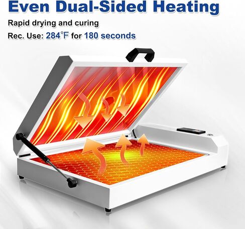 Upgraded A3+ Dual-Side Heating DTF Oven Dryer, Transfer DTF Oven Curing in Kuwait