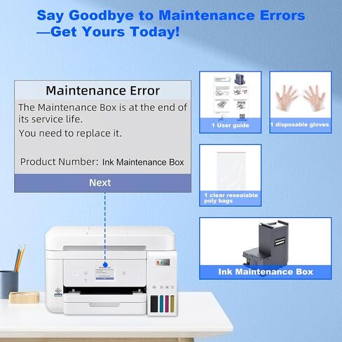 T04D100 EP-04D1 Ink Maintenance Box Compatible for T04D100 EWMB2 04D1 in Kuwait