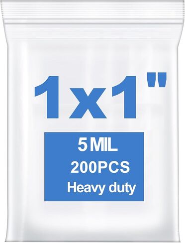 100 PCS 4" x 6" Thick 4 Mil Clear Zip Poly Bags Plastic Reclosable Zip Seal Lock Bags Heavy-Duty Photo Cards Snacks Seeds Zipper Bag in Kuwait