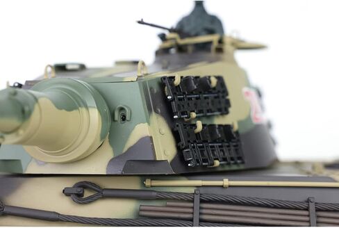 wheelfun Henglong 2.4G 1/16 Tk7.0 Plastic German King Tiger RTR RC Tank Toys 3888A Bb Airsoft Smoke Sound Effect BB Shooting Airsoft Tank that Shoot in Kuwait