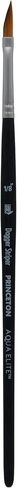 Princeton Aqua Elite Mini Dagger Brush, Synthetic Bristles, Short Handle Watercolor Paintbrush, Matte Black, Size 1/8", 1 Count in Kuwait