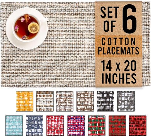 Urban Villa Table Runner 100%Cotton Two Tone Tablerunner Home Kitchen Dining Décor Table Runner 14''x72''Red/Blue/White Table Runner with Fringes Cocktail Party Wedding BBQ's Everyday use Table Runner in Kuwait