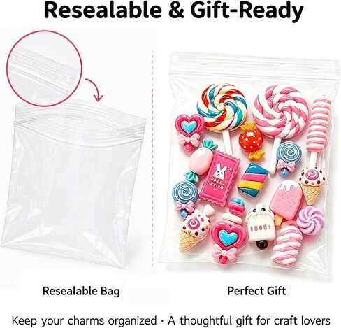 200Pcs Candy Resin Charms Flatback for Nail Art, Slime & Crafts in Kuwait