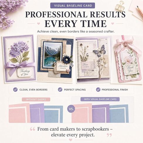 Christmas Card Making Supplies, 7-Piece Paper Crafting Alignment Guide Set with Case, Layering Tools for Handmade Holiday Cards, Gift Tags, Scrapbooking & DIY Christmas Crafts in Saudi Arabia