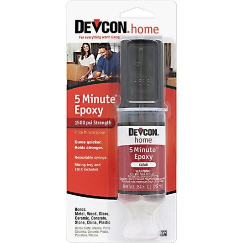 ITW Devcon 20845 Devcon Home 5 Minute 84 oz. High Strength Epoxy Anchoring Adhesive, 1-Pack, Clear in Saudi Arabia