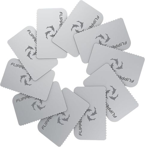 Flipper Platinum Algae Scraper Replacement Blades, Stainless Steel 10 Pack in Kuwait