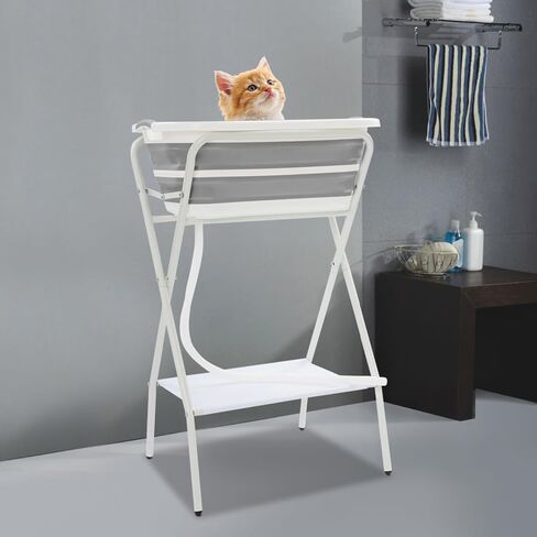 Dog Bathtub 110lbs Foldable Portable Elevated Dog Washing Station in Kuwait