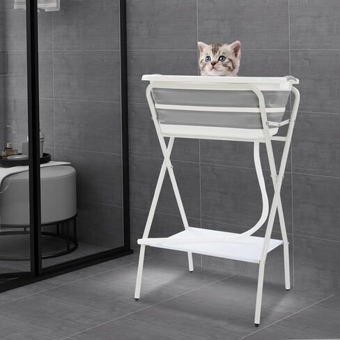 Dog Bathtub 110lbs Foldable Portable Elevated Dog Washing Station in Kuwait