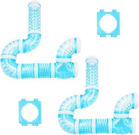 2 Hamster Tubes Kits, DIY Hamster Tunnel Adventure External Pipe in Kuwait