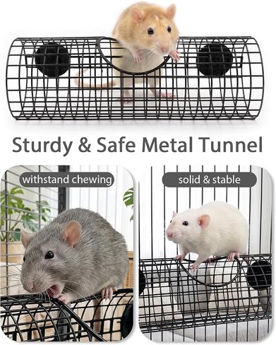 Rat Tunnel Tube with Peek Hole, Chew Resistant & No Collapsing in Kuwait