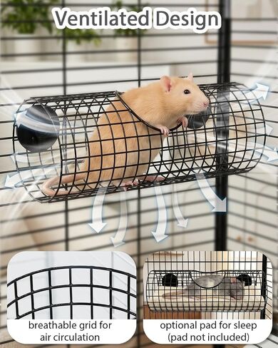 Rat Tunnel Tube with Peek Hole, Chew Resistant & No Collapsing in Kuwait