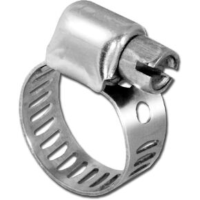 Pro Tie 33200 SAE Size 4 Range 1/4-Inch-5/8-Inch Mini All Stainless Hose Clamp, 10-Pack in Kuwait