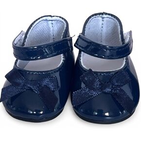 Classic Navy Mary Jane Doll Shoes with Bow – Fits 18 Inch Dolls Including Kennedy and Friends in Saudi Arabia