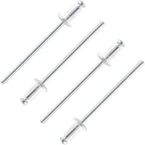 100Pcs Aluminum Pop Rivets 3/16" x 1" (Diameter x Grip Length), Dome Head Blind Rivets for Sheet Metal Automotive Railway in Saudi Arabia
