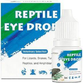 Reptile Eye Drops with Manuka Honey, Heartleaf & Hyaluronic Acid – Gentle Eye Wash & Moisturizing Care for Bearded Dragons, Turtles, Snakes, Geckos & Lizards,5 ml in Kuwait