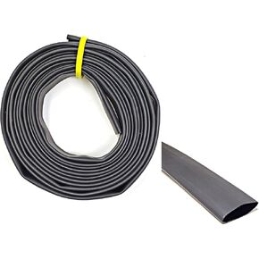 WindyNation 3/4" 10 Feet Black + 10 Feet Red 3:1 Dual Wall Adhesive Glue Lined Marine Grade Heat Shrink Tube Tubing in Kuwait