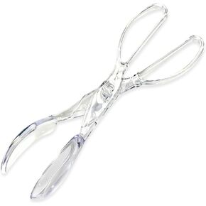 Chef Craft Premium Salad Scissor Tongs, 11 inches in length, Clear in Saudi Arabia