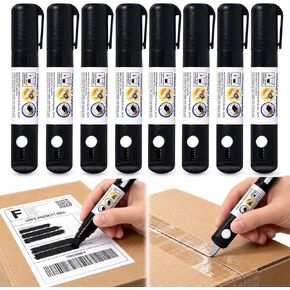 8 Pack Privacy Blackout Markers with Package Opener, Security Markers in Kuwait