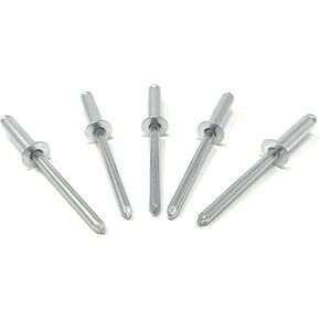 Metal Magery 50 Aluminum Countersunk Head Blind Rivets Pop Rivets 3/16" x 1/2" (0.375-.500 Inch Grip Range) QTY: 50 in Saudi Arabia