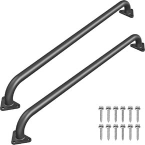 SELEWARE 30" Black Metal Playground Handles Playset Grab Bars Ladder Handle in Kuwait