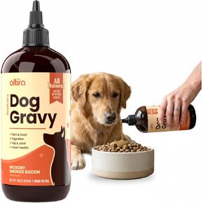 Dog Food Toppers for Dry Food, Bacon Bone Broth Meal Topper, 16 oz in Kuwait