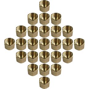 SAE 45 Degree Flared Fittings, Cap Nut (1/4" Female, Pack of 5) in Saudi Arabia