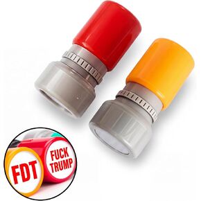 Fuck Trump Stamp, Self-Inking FDT Stamps, Anti Trump Merchandise, 2 Pack in Kuwait