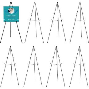 JIUYE 6Pack 63in Easel Stand for Signs,Instant Floor Display Easels in Kuwait